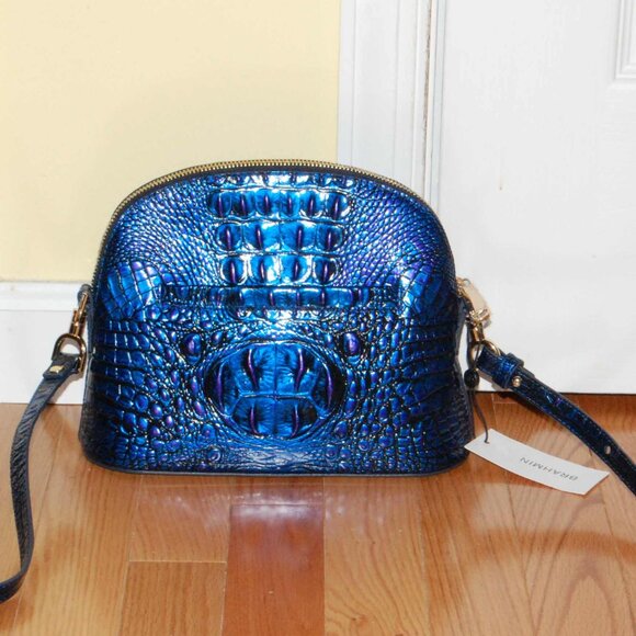 NWT - BRAHMIN Small Georgina - Neptune Melbourne Crossbody - Picture 3 of 6